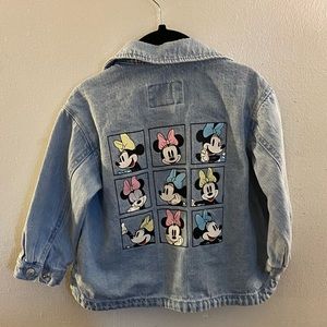 Zara jean over shirt  Minnie Mouse 2-3yr